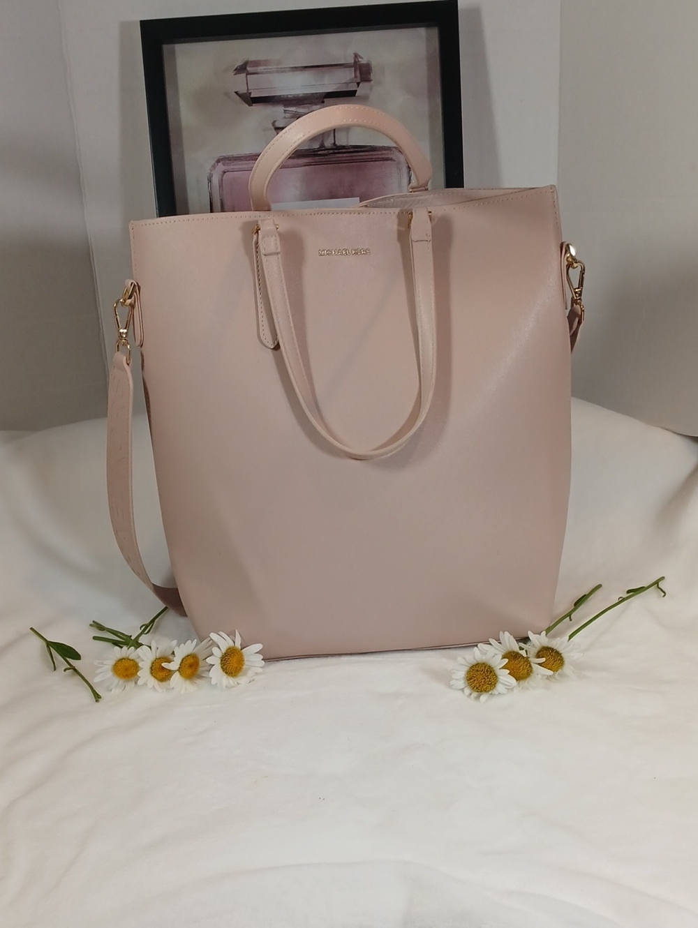 Michael Kors Pale Blush Pink Tote with Detachable Strap